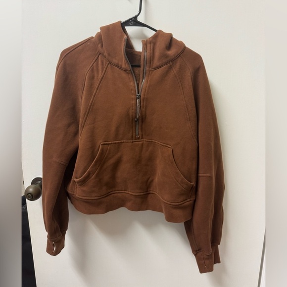lululemon athletica Jackets & Blazers - LULULEMON SCUBA OVERSIZED HALF ZIP HOODIE SIZE M/L